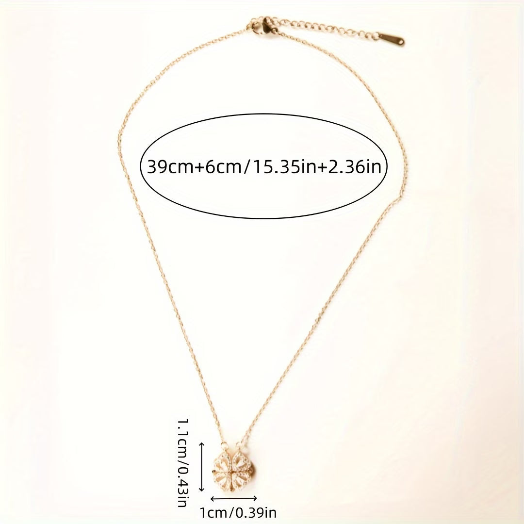 Collier avec Pendentif Trèfle