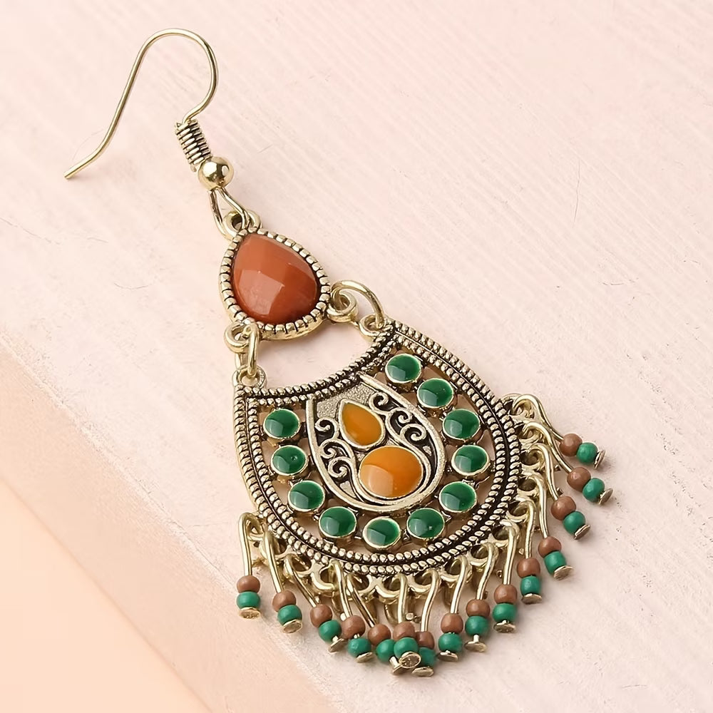 Boucles d'Oreilles Perles de Rocaille