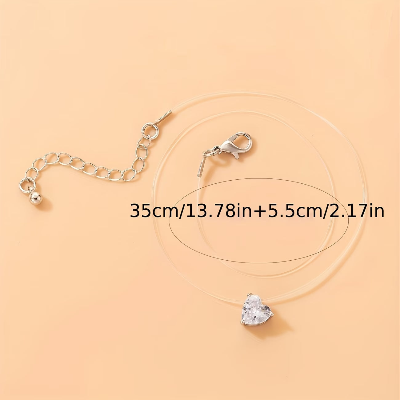 Collier Pendentif Cœur Géométrique