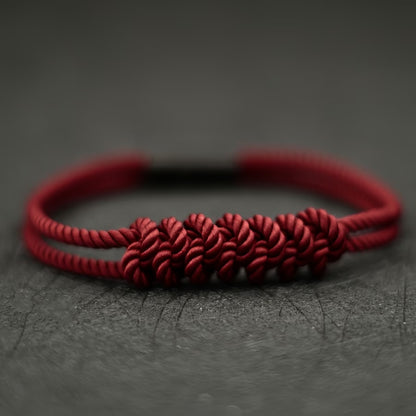 Bracelet Tressé à Motif Dragon