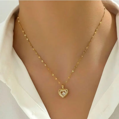 Collier avec pendentif cœur
