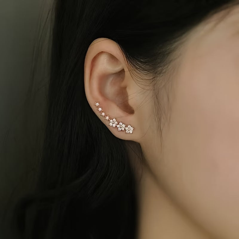 Boucles d'oreilles florales