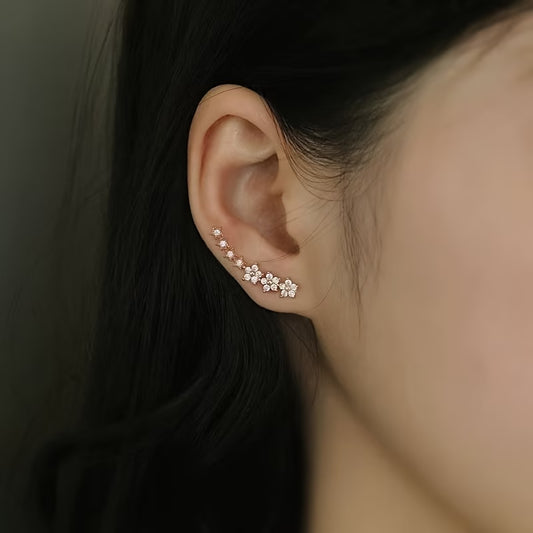 Boucles d'oreilles florales