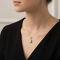 Collier pour femme chaîne ornée d'un joli pendentif sac à main serti de zirconiums