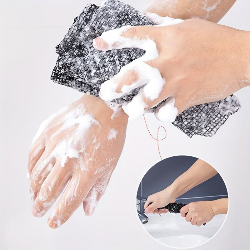 Serviette de bain exfoliante