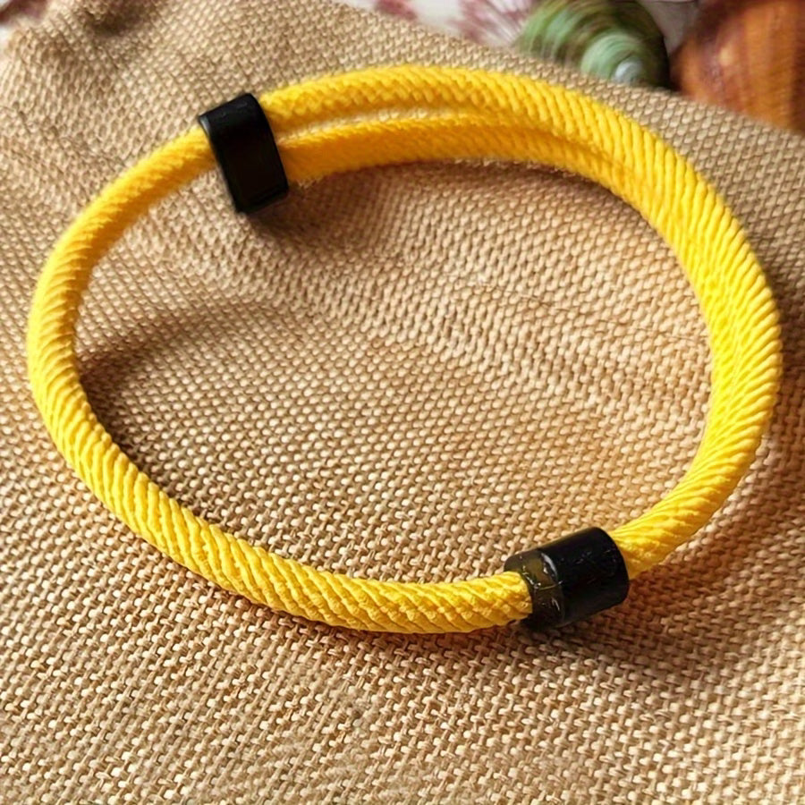 Bracelet tressé ajustable
