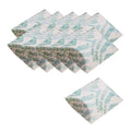 Lot de 10 berlingots blanc oreillers boites cadeaux motif feuilles