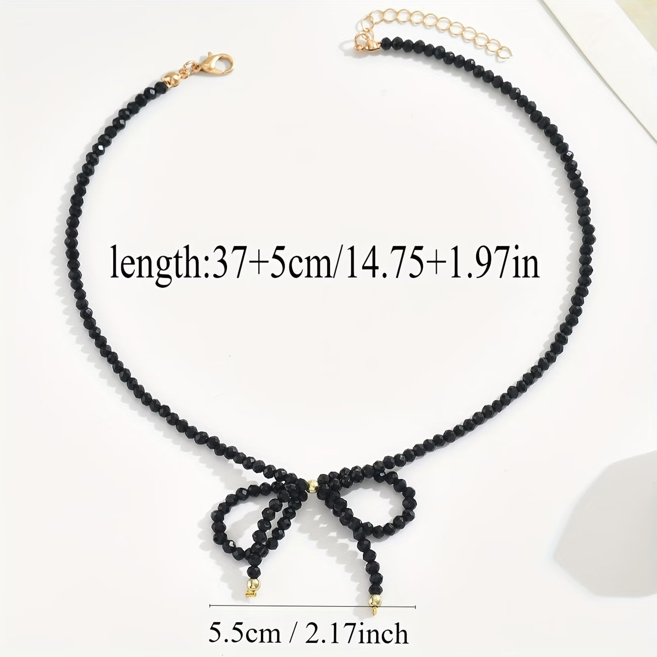 Collier Choker Charmant avec Nœud