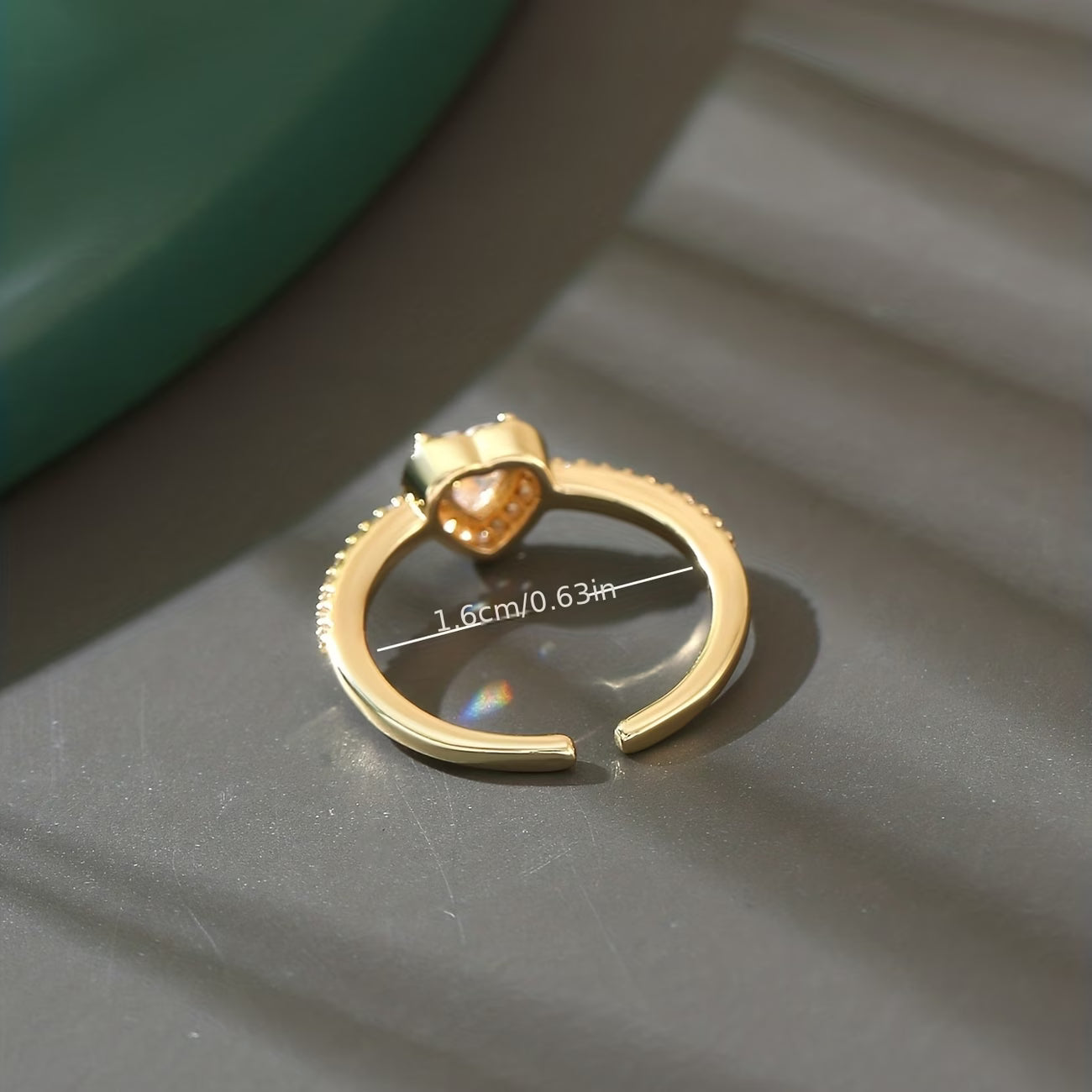 Bague Cœur Luxueuse