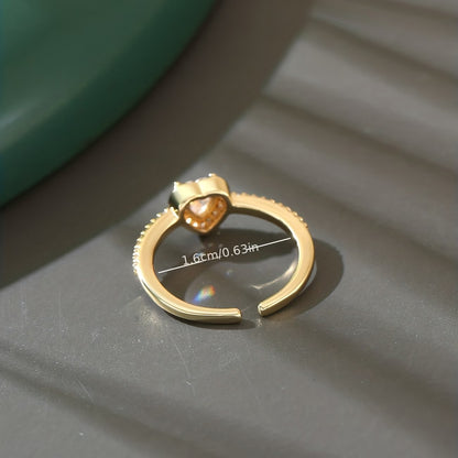 Bague Cœur Luxueuse