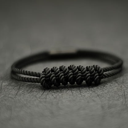 Bracelet Tressé à Motif Dragon