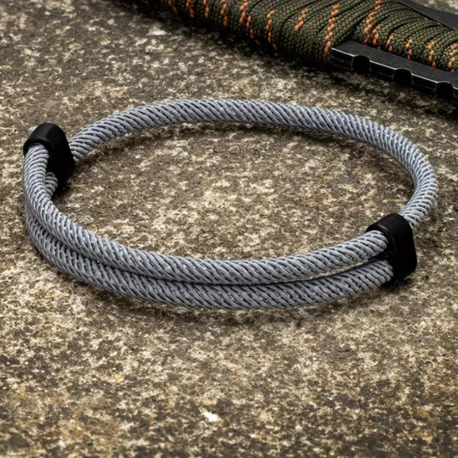 Bracelet tressé ajustable