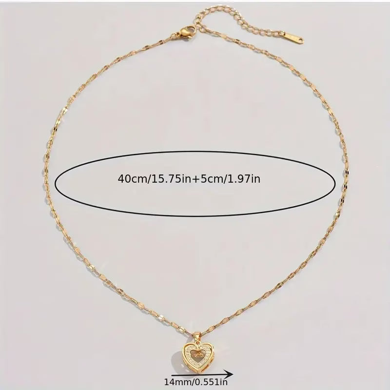 Collier avec pendentif cœur
