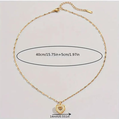 Collier avec pendentif cœur