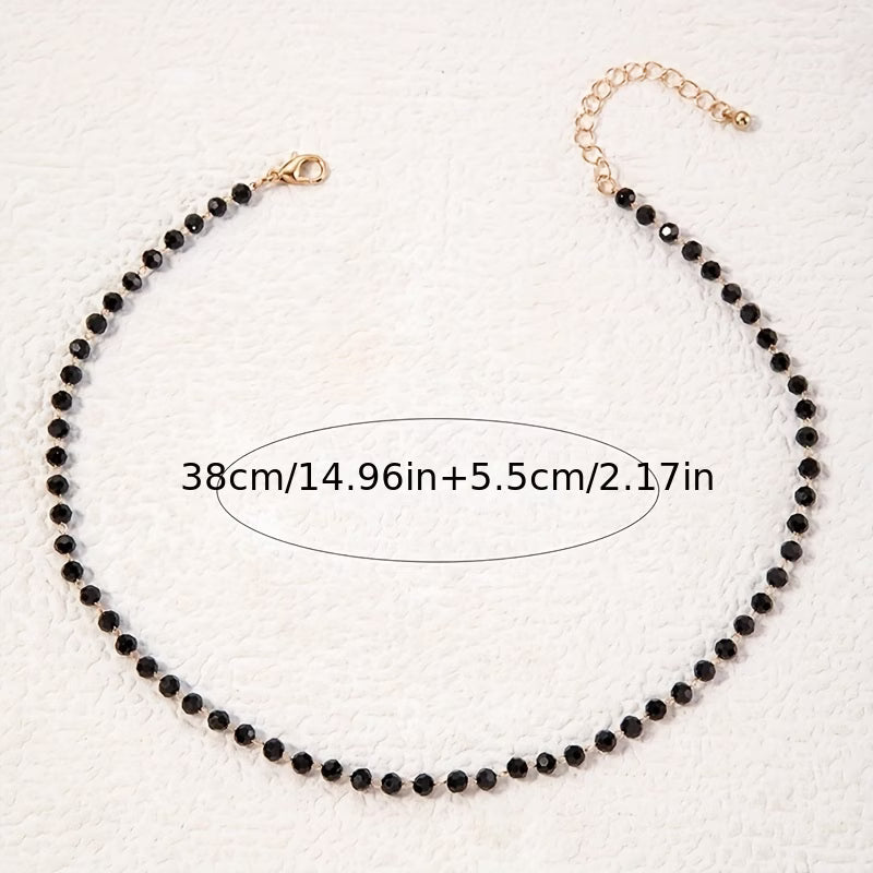 Collier Clavicule à Faux Perles