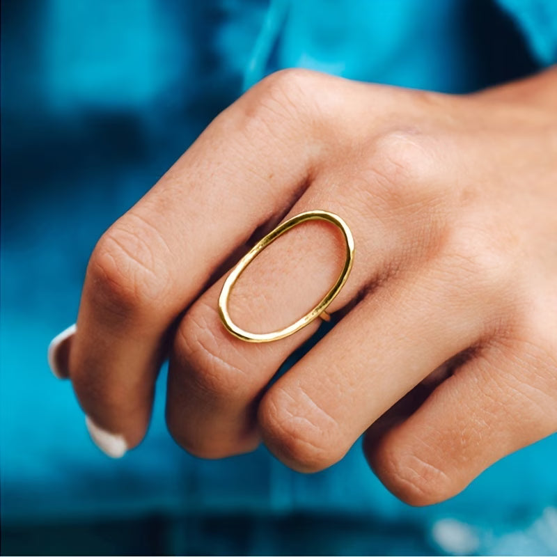 Bague ovale élégant