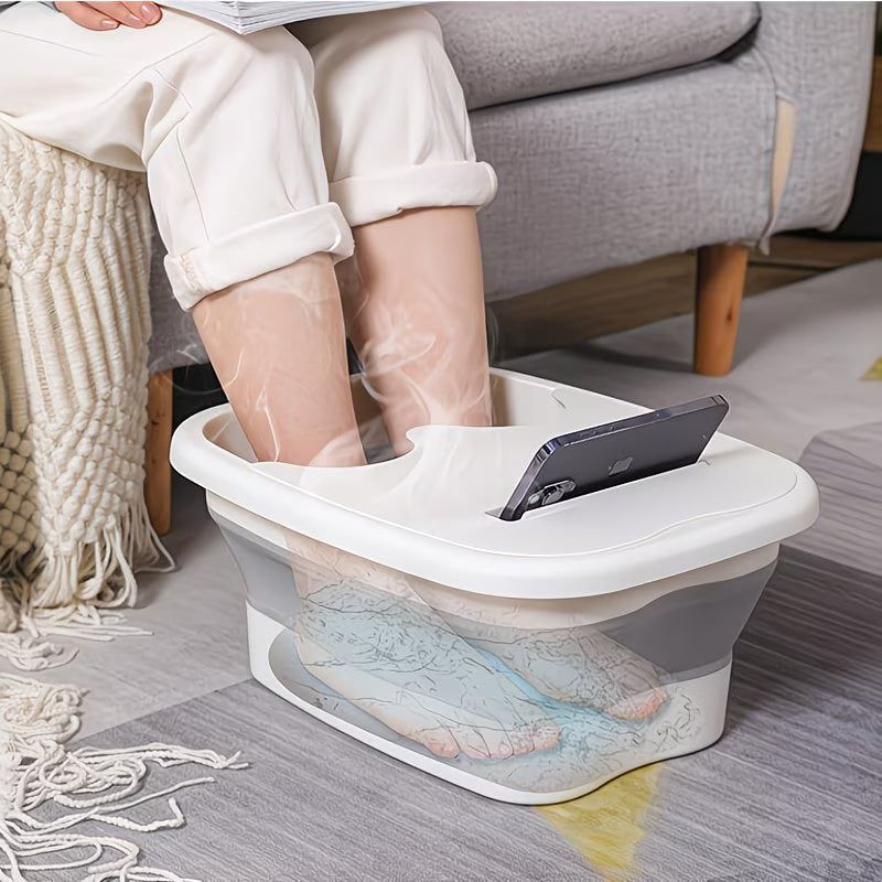 Seau de bain de pieds pliable
