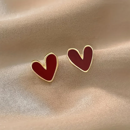 Boucles d'Oreilles Forme de Cœur