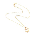 Collier acier inoxydable chaîne et pendentif Cœur ajouré