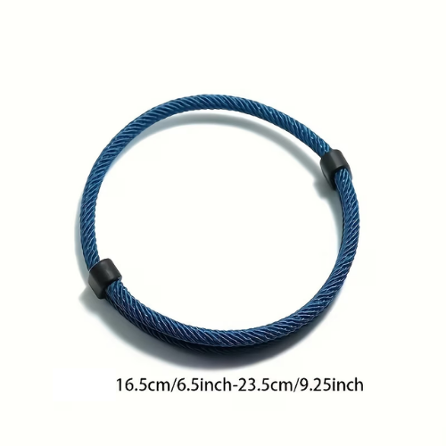 Bracelet tressé ajustable