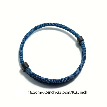 Bracelet tressé ajustable