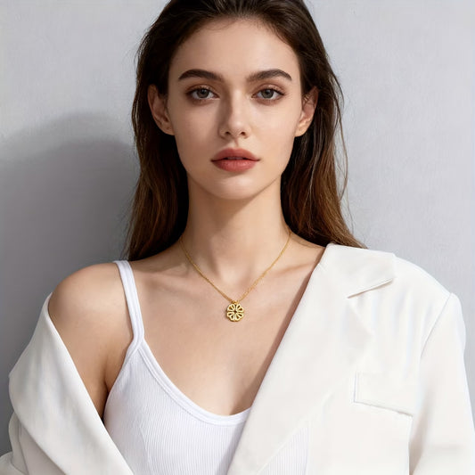 Collier avec Pendentif Trèfle