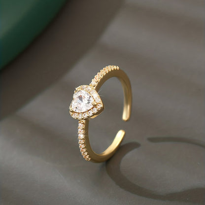 Bague Cœur Luxueuse