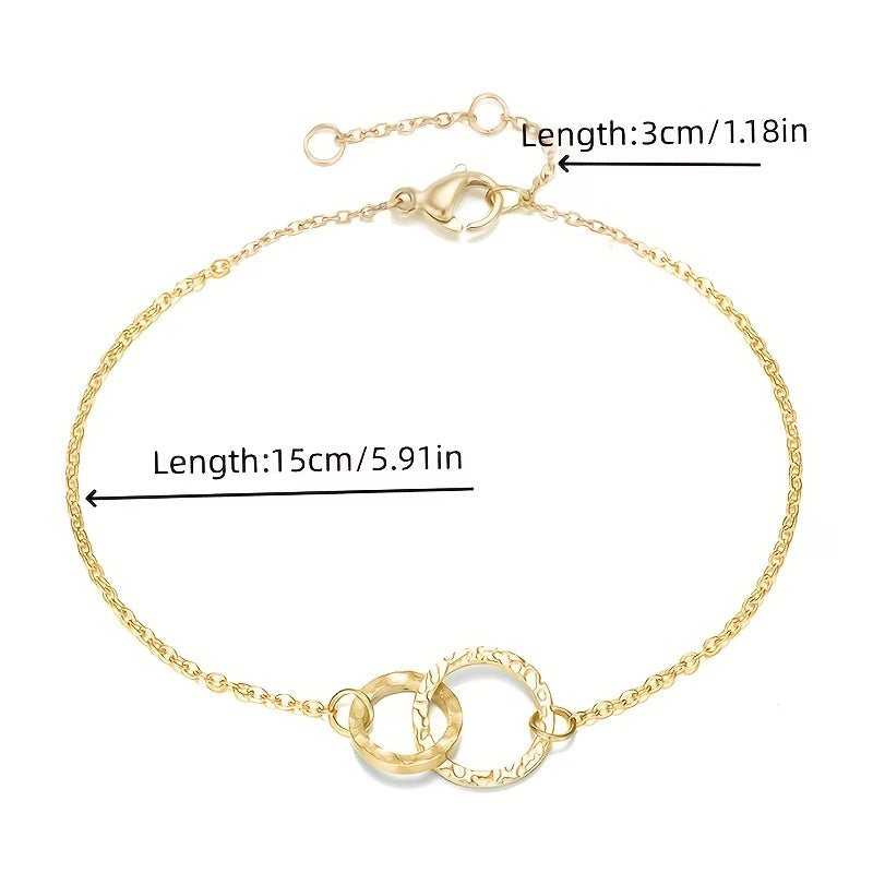 Bracelet Rond Facile en Acier