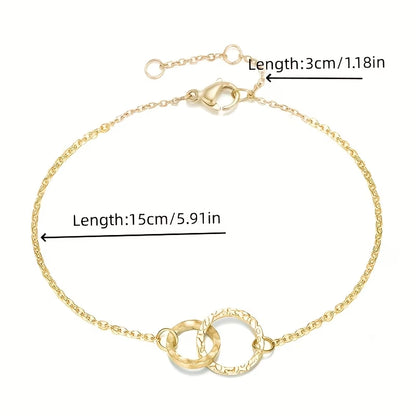 Bracelet Rond Facile en Acier