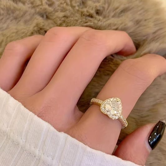 Bague Cœur Luxueuse