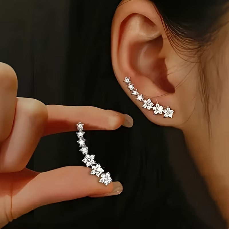 Boucles d'oreilles florales