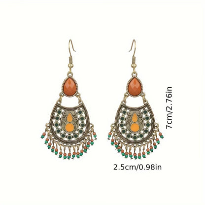 Boucles d'Oreilles Perles de Rocaille