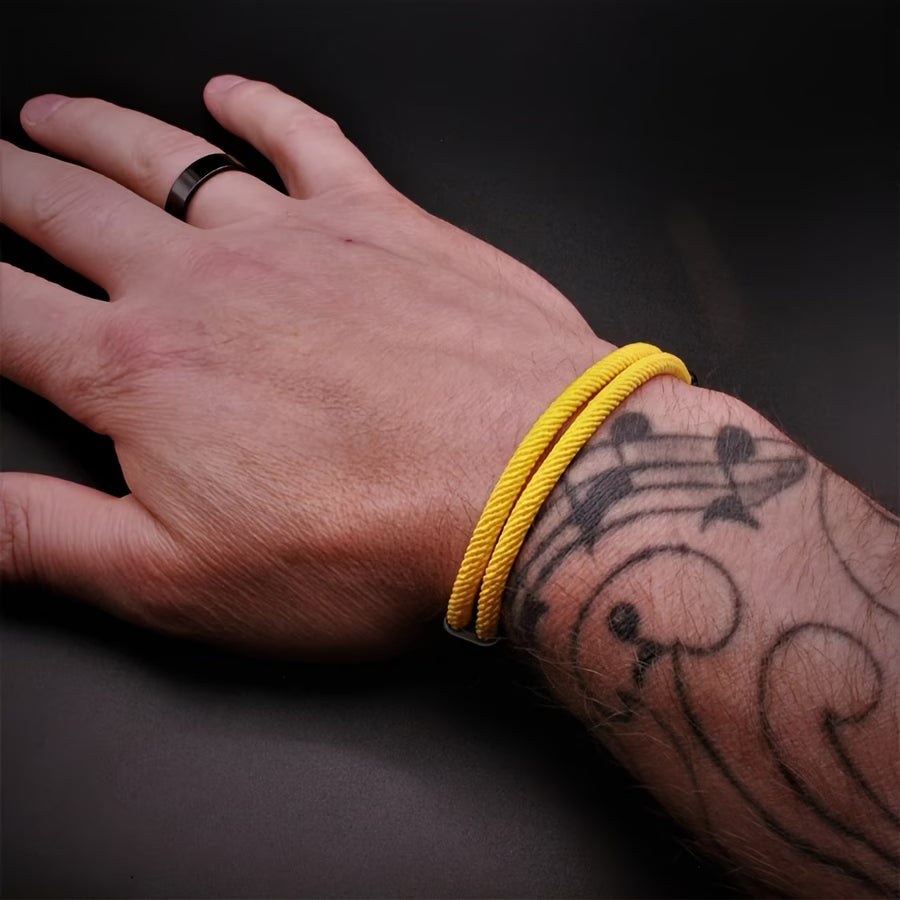 Bracelet tressé ajustable