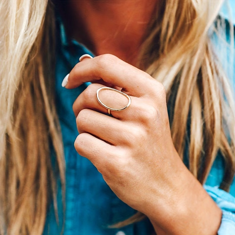 Bague ovale élégant