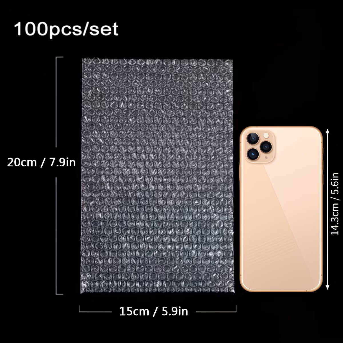 100pcs Sacs Transparents