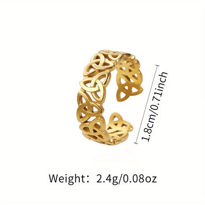 Bague à nœud celtique